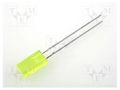 LED; yellow; rectangular; 5x2.5mm; 1.3÷8mcd; 110°; Front: flat; 20mA KINGBRIGHT ELECTRONIC L-383YDT