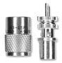 RF COAXIAL, UHF, STRAIGHT PLUG, 50OHM 83-1SP