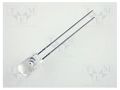 LED; yellow; 5mm; 20÷80mcd; 30°; Front: convex; 2.1÷2.5VDC KINGBRIGHT ELECTRONIC L-53YC