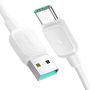 Joyroom Multi-Color Series A14 USB-A / USB-C 3A Cable 1.2m - White, Joyroom 6956116748319 6956116748319