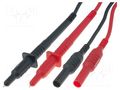 Test leads; Inom: 10A; Len: 0.9m; probe tip,banana plug 4mm CLIFF CIH2060