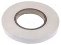 Tape: fixing; W: 15mm; L: 50m; Thk: 0.13mm; double-sided; acrylic IPT 2908-15MM-50M