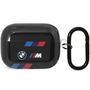 BMW BMAP222SOTK AirPods Pro 2 gen cover black/black Tricolor Stripes, BMW 3666339123864 3666339123864