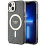 Guess Glitter Gold MagSafe case for iPhone 14 - black, Guess 3666339125561 3666339125561