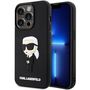 Karl Lagerfeld KLHCP14L3DRKINK iPhone 14 Pro 6.1" black/black hardcase Rubber Ikonik 3D, Karl Lagerfeld 3666339122645 3666339122645