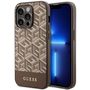 Guess GUHMP14LHGCFSEW iPhone 14 Pro 6.1" brown/brown hard case GCube Stripes MagSafe, Guess 3666339112486 3666339112486