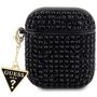 Guess GUA2HDGTPK AirPods 1/2 cover black/black Rhinestone Triangle Charm, Guess 3666339120597 3666339120597