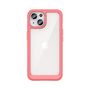 iPhone 15 Plus Outer Space reinforced case with a flexible frame - red, Hurtel 5907769356667 5907769356667