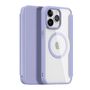 iPhone 15 Pro Max Magnetic MagSafe Flip Case Dux Ducis Skin X Pro - Purple, Dux Ducis 6934913025284 6934913025284