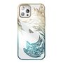 Luxury iPhone 14 Plus Case with Kingxbar Phoenix Crystals - Gold and Blue, Kingxbar 6959003508065 6959003508065