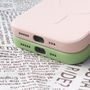 MagSafe Compatible Silicone Case for iPhone 15 Plus Silicone Case - Pink, Hurtel 5907769356858 5907769356858