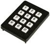 SWITCH, KEYPAD, 3X4, 5mA, 12V, ABS 96AB2-102-F..