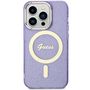 Guess GUHMN61HCMCGU iPhone 11 / Xr 6.1" purple/purple hardcase Glitter Gold MagSafe, Guess 3666339125608 3666339125608