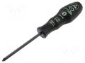 Screwdriver; Pozidriv®; PZ0; ESD; Blade length: 60mm C.K CK-4723ESD0/60
