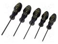 Kit: screwdrivers; Torx® with protection; ESD; 5pcs. C.K CK-4730ESD