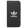 Adidas OR Booklet Case BASIC iPhone 14 Pro 6.1" black/black white 50182, Adidas 8718846100076 8718846100076