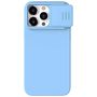 Nillkin CamShield Silky Silicone Case for iPhone 15 Pro Max with Camera Protector - Blue, Nillkin 6902048266643 6902048266643