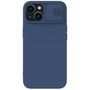 Nillkin CamShield Silky Silicone Case for iPhone 15 Plus with Camera Protector - Dark Blue, Nillkin 6902048266476 6902048266476