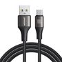 Joyroom Light-Speed ​​Series S-A25 USB-A / USB-C cable 100W 1.2m - black, Joyroom 6941237109989 6941237109989