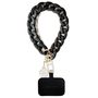 Guess GUOUCBMC4MK Universal Big Hand Strap case - black Acrylic 4G Charm, Guess 3666339170691 3666339170691