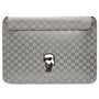 Karl Lagerfeld Saffiano Monogram Ikonik case for a 14&quot; laptop - silver, Karl Lagerfeld 3666339170547 3666339170547
