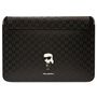 Karl Lagerfeld Saffiano Monogram Ikonik case for a 14&quot; laptop - black, Karl Lagerfeld 3666339170523 3666339170523