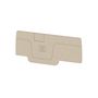 End plate (terminals), 64.15 mm x 2.1 mm, dark beige Weidmuller 1521510000 04050118328417