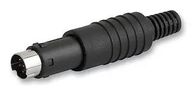 PLUG, MINI-DIN, CABLE, 8WAY 4850.1810