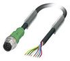 SENSOR CORD, 8P, M12 PLUG-FREE END, 1.5M 1522493