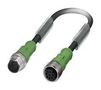 SENSOR CORD, 8P, M12 PLUG-M12 RCPT, 1.5M 1522697