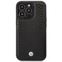 BMW Leather Diamond Pattern case for iPhone 14 Pro - black, BMW 3666339066543 3666339066543