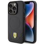 Ferrari Carbon Metal Logo MagSafe case for iPhone 15 Pro - black, Ferrari 3666339171087 3666339171087