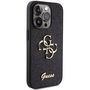 Guess Glitter Script Big 4G case for iPhone 15 Pro - black, Guess 3666339147389 3666339147389