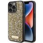 Guess Rhinestone Metal Logo case for iPhone 15 Pro - yellow, Guess 3666339153540 3666339153540