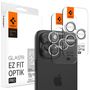 Spigen Glas.tR EZ Fit Optik Pro Camera Cover for iPhone 15 Pro / 15 Pro Max / 16 Pro / 16 Pro Max / 17 Pro / 17 Pro Max - 2 pcs., Spigen 8809896752343 8809896752343