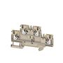 Multi-tier modular terminal, PUSH IN, 2.5 mm², 800 V, 24 A, Number of levels: 2, dark beige, orange Weidmuller 1547640000 04050118462869