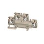 Multi-tier modular terminal, PUSH IN, 2.5 mm², 800 V, 24 A, Number of levels: 2, dark beige, orange Weidmuller 1547650000 04050118462876