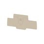 End plate (terminals), 88.25 mm x 2.1 mm, dark beige Weidmuller 1547690000 04050118441048