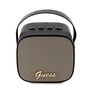 Guess Bluetooth speaker GUWSB2P4SMK Speaker mini black/black 4G Leather Script Logo with Strap, Guess 3666339170189 3666339170189