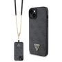 Guess GUHCP15MP4TDSCPK iPhone 15 Plus 6.7&quot; black/black hardcase Crossbody 4G Metal Logo, Guess 3666339146818 3666339146818