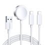 Joyroom S-IW007 3-in-1 cable USB-A magnetic charger - Lightning 1.2m - white, Joyroom 6956116771294 6956116771294