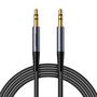 Joyroom stereo audio cable AUX 3.5 mm mini jack 1.2m black (SY-A08), Joyroom 6956116773809 6956116773809