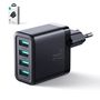 Joyroom JR-TCN03 4xUSB-A 24W 4.8A mains charger - black, Joyroom 6956116753450 6956116753450