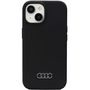 Audi Silicone Case for iPhone 15 Plus - black, Audi 6955250226561 6955250226561
