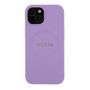Guess Saffiano MagSafe case for iPhone 15 Plus - purple, Guess 3666339155919 3666339155919
