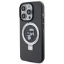 Karl Lagerfeld KLHMP15XHMRSKCK iPhone 15 Pro Max 6.7&quot; black/black hardcase Ring Stand Karl&amp;Choupette MagSafe, Karl Lagerfeld 3666339169145 3666339169145