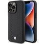 BMW Leather Diamond Pattern case for iPhone 15 Pro - black, BMW 3666339142568 3666339142568