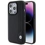 BMW Leather Blue Dots iPhone 15 Pro Max Case - Black, BMW 3666339142339 3666339142339