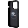 BMW Quilted Tricolor MagSafe case for iPhone 15 Pro - black, BMW 3666339145767 3666339145767