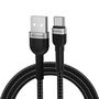 Wozinsky WNBAC1 USB-A / USB-C 2.4A cable 1 m - black, Wozinsky 5907769308710 5907769308710